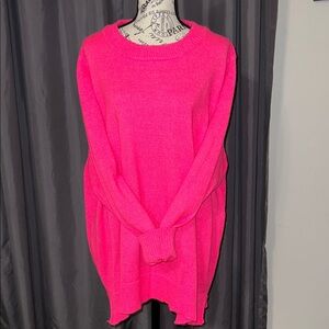 Lane Bryant Hot Pink Sweater